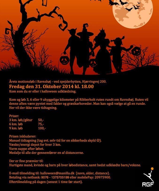 halloween løb halloween løb